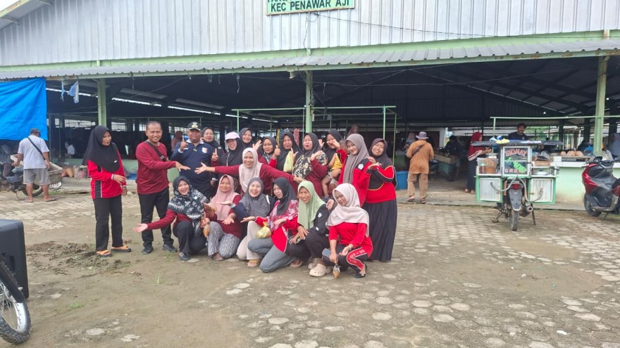 Pemerintah Kampung Panca Tunggal Jaya Gelar Edukasi Pemisahan Sampah untuk Pedagang di Pasar