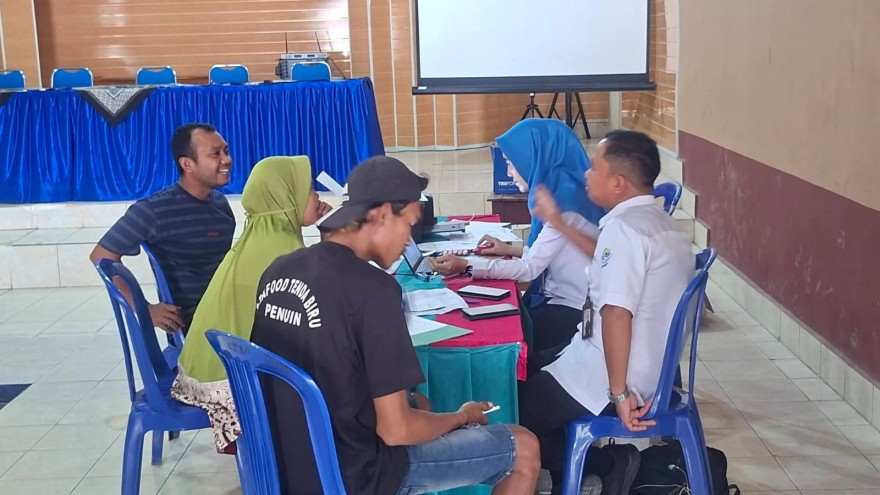 Pelayanan BPJS Kesehatan Hadir di Kampung Panca Tunggal Jaya