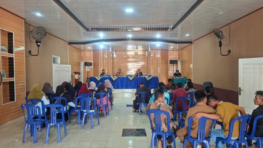 Rencana Pembangunan Kopdes Merah Putih di Kampung Panca Tunggal Jaya Libatkan Gotong Royong Warga